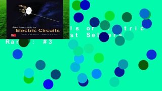 Fundamentals of Electric Circuits  Best Sellers Rank : #3