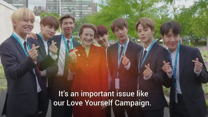 유엔 홈페이지 장식한 'BTS 인터뷰' 영상 화제..."희망을 주고 싶어요": / YTN