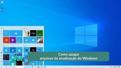 Como apagar arquivos da atualização do Windows