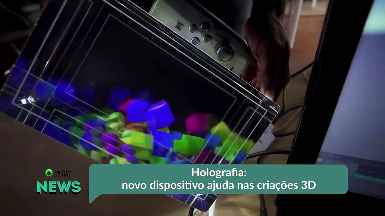 Holografia- novo dispositivo ajuda nas criaçõ...