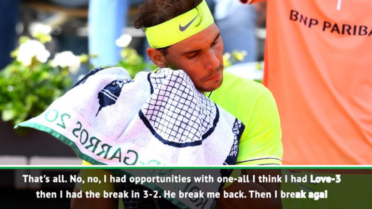 I lost concentration during my win - Nadal