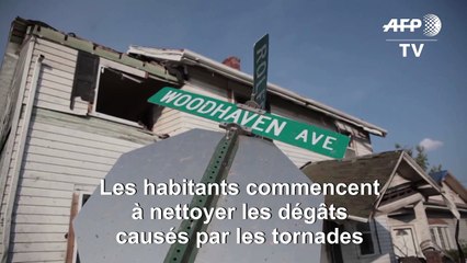 Les habitants de l'Ohio commencent à nettoyer les dégâts causés par les tornades