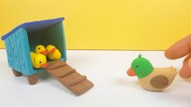 Farm animals #4 - Clay Duck For Kids - How To Make A Clay Duck - Clay modeling