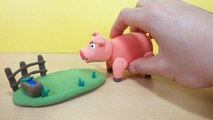 Farm animals #5 - Clay Pig For Kids - How To Make A Clay Pig - Clay modeling