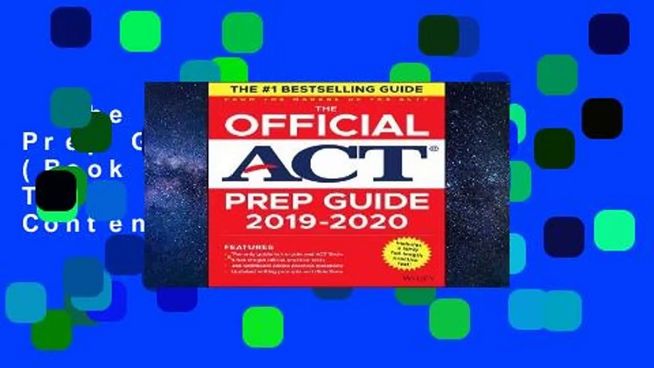 The Official ACT Prep Guide 2019-2020, (Book + 5 Practice Tests + Bonus Online Content) Complete
