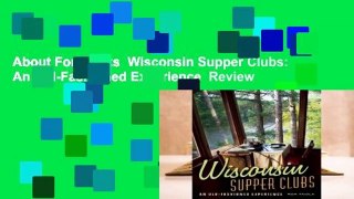 About For Books  Wisconsin Supper Clubs: An Old-Fashioned Experience  Review