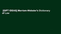 [GIFT IDEAS] Merriam-Webster's Dictionary of Law