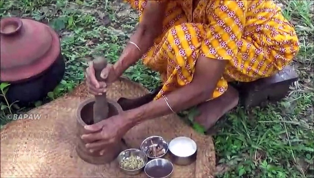 De fruits de mer Recette  cuire les Petites Carangues Curry de Poisson dans mon Village par la grand-mère