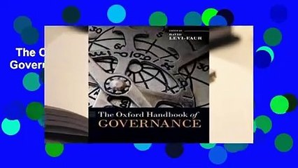 The Oxford Handbook of Governance Complete