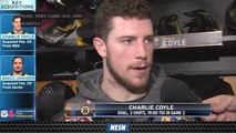 Charlie Coyle Thinks Bruins Need To 'Reset' Ahead Of Game 3 Vs. Blues