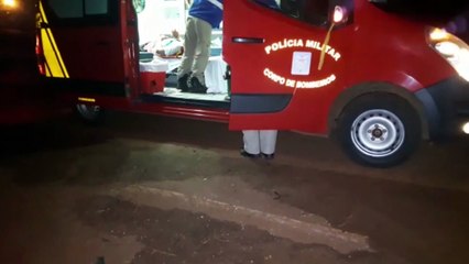 Equipes do Siate atendem motociclista que sofreu queda na PRc-467