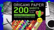 Full E-book Origami Paper 200 Sheets Kimono Patterns 6