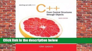 Full E-book  Starting Out with C++: From Control Structures Through Objects  Review