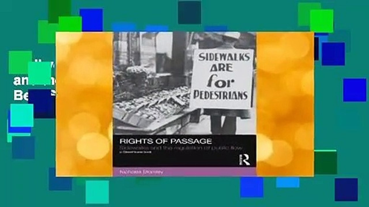 Full version  Rights of Passage: Sidewalks and the Regulation of Public Flow  Best Sellers Rank :