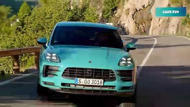 2019 Miami Blue Porsche Macan - Sports Car