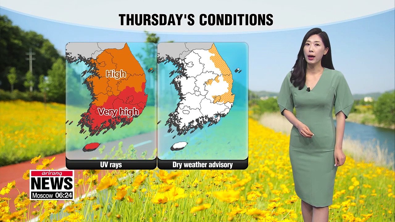 Warm afternoon, hotter in eastern regions under partly sunny skies