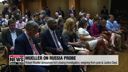 Mueller speaks about Russia investigation in his first public statement