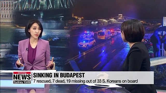 7 S. Koreans dead, 7 rescued, 19 missing in Hungary cruise boat sinking