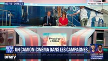 Un camion-cinéma dans les campagnes