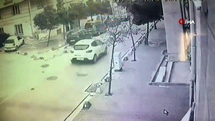 Minik kıza çarpıp kaçtı