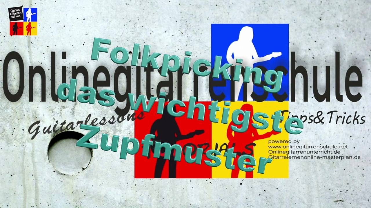 Folkpicking auf der Gitarre | Gitarre lernen