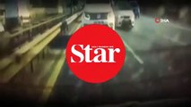 Basın Ekpres yolunda sürücülerin bıçaklı �yol verme� kavgası kamerada