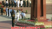 PM Narendra Modi visits the National War Memorial in New Delhi