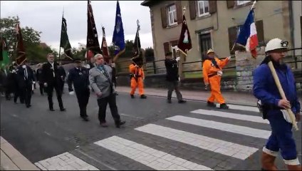 Hommage aux victimes du puits Sainte-Fontaine à L'Hôpital