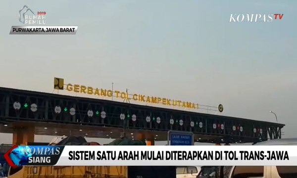Sistem Satu Arah Mulai Diterapkan di Tol Trans-Jawa