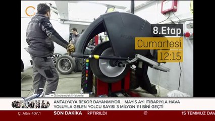 8. Etap cumartesi 12.15'te