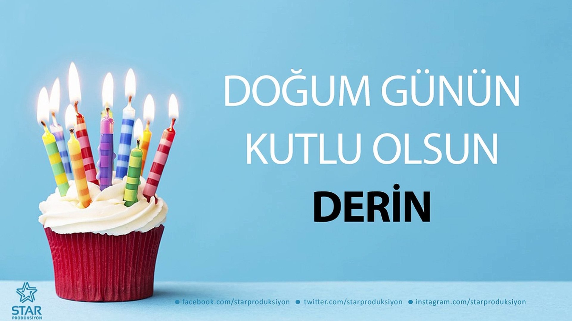 İyi ki Doğdun DERİN - İsme Özel Doğum Günü Şarkısı - Dailymotion Video