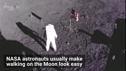See a Bunch of Astronauts Fall On The Moon In Best Blooper Reel Ever
