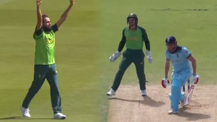 World Cup 2019 Eng vs SA: Imran Tahir removes Jonny Bairstow in first over | वनइंडिया हिंदी