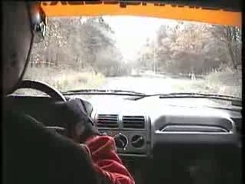 Crash embarquée Peugeot 205 GTi