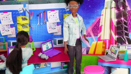 Barbie GIrl Doll Friends Robotics Engineer Profession!
