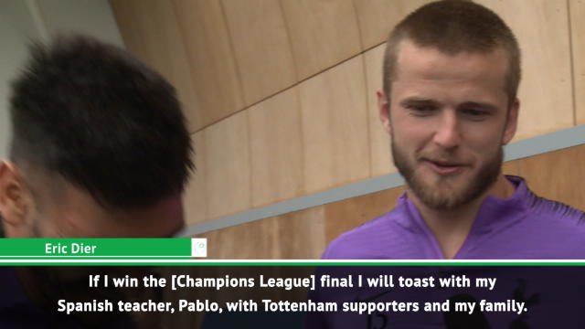 Dier to celebrate Champions League win with Spanish teacher