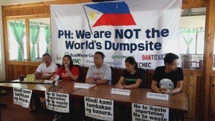 Filipinas se niega a ser el vertedero del primer mundo