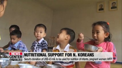 Seoul's donation of US$ 4.5 mil. to be used for nutrition of infants, pregnant women: WFP