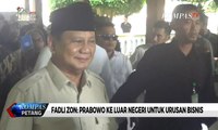 Beda Tanggapan Fadli Zon dan Sandiaga Soal Tujuan Prabowo ke Luar Negeri