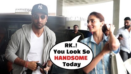 Alia Bhatt With BF Ranbir Kapoor Fly For Banaras For Brahmastra Movie Shoot