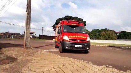 Idoso é encaminhado à UPA ao sofrer queda na Avenida Brasil