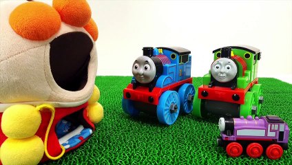 Thomas & Friends Wooden Toys Trains Slide into the Anpanman Spo Spo Movie