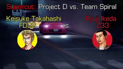 Initial D: Fifth Stage - FD3S vs. Z33 [SUPERCUT]