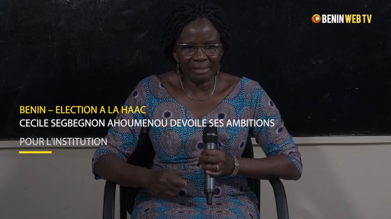 Bénin – élection à la HAAC : Cécile Sègbégnon AHOUMENOU dévoile ses ambitions pour l’institution