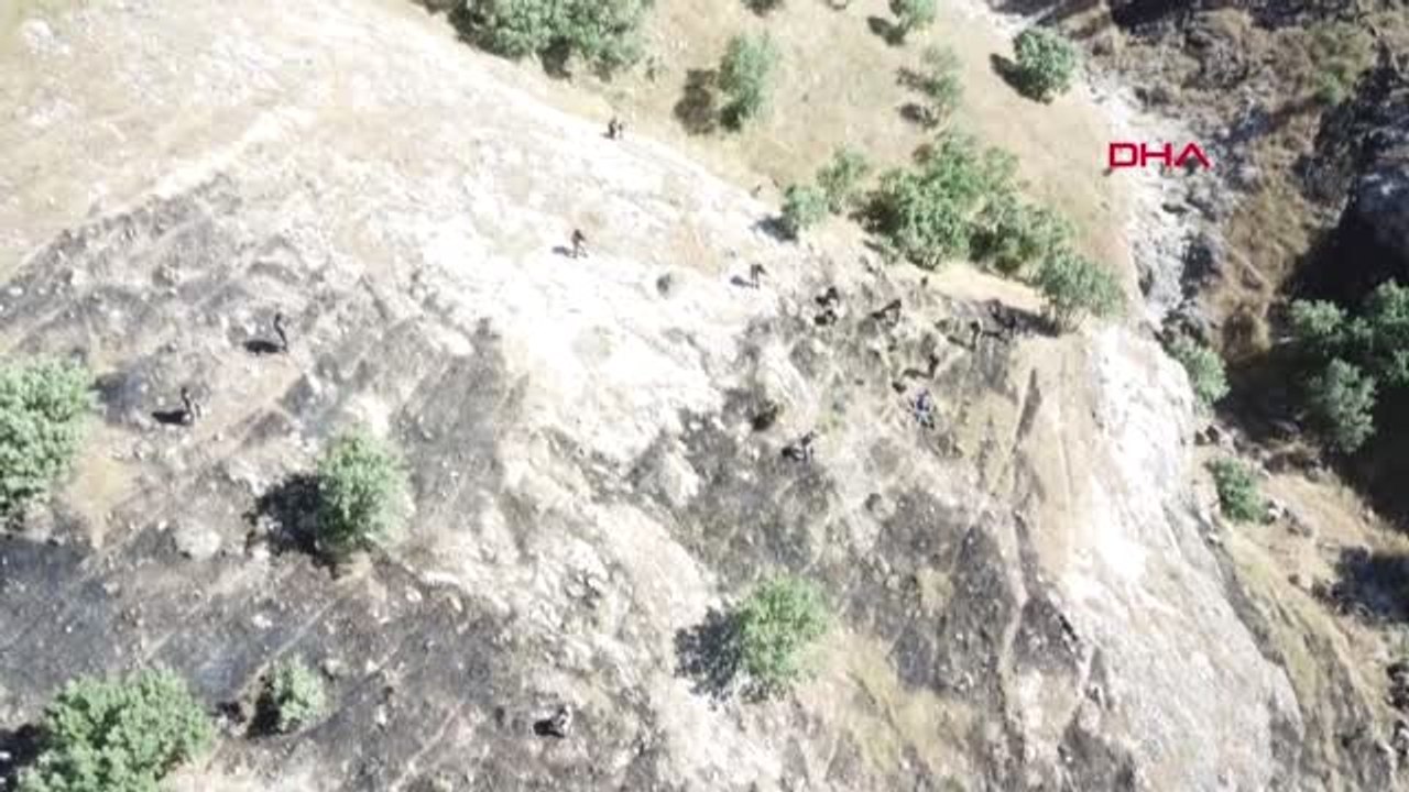 BATMAN HASANKEYF'TE 4 TERÖRİSTİN TESLİM OLMA ANI GÖRÜNTÜLENDİ