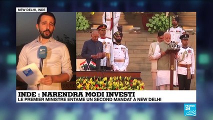 Inde : une cérémonie d'investiture grandiose pour Narendra Modi
