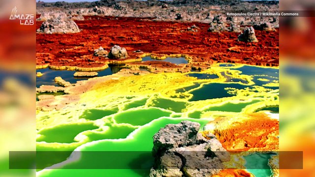 The Hottest Place on Earth is Covered in Bubbling Acid Ponds