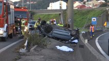 El exceso de velocidad posible causa del accidente mortal de 3 jóvenes en Vigo