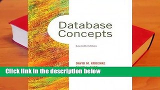 Review  Database Concepts - David M. Kroenke
