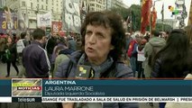 Gremios argentinos se unen en gran paro contra políticas macristas